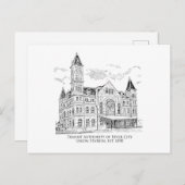 Historisch Uniestation Briefkaart (Voorkant / Achterkant)