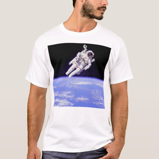 Historisch Untethered Space Walk T-shirt (Voorkant)
