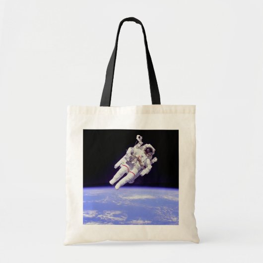 Historisch Untethered Space Walk Tote Bag (Voorkant)