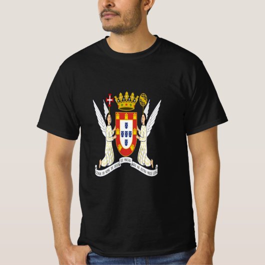 Historisch Wapen van Macau T-shirt (Voorkant)