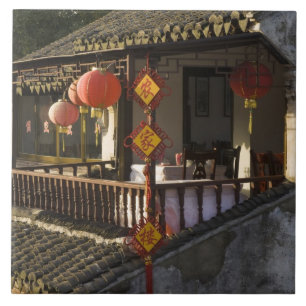 Historisch waterdorp Zhouzhuang, Zhouzhuang, Tegeltje