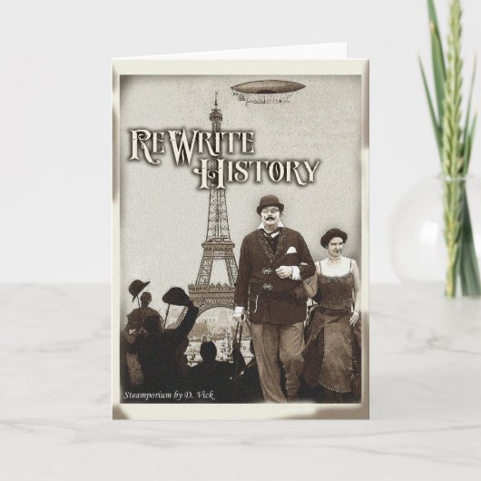 Historisch Wenskaart herschrijven Kaart (Voorkant)