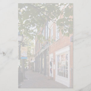 Historisch winkelcentrum briefpapier