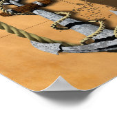 Historisch zeemansschip poster (Hoek)