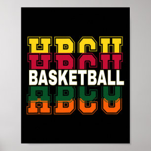 Historisch Zwart College University Basketbal P Poster
