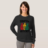 Historisch zwarte Universiteit Hbcu Black H T-shirt (Voorkant volledig)