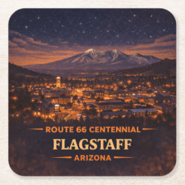 Historische 1926-2026 Mijlpaal Flagstaff Arizona Kartonnen Onderzetters