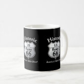 Historische Amerikaanse Route 66 koffie mok (Voorkant rechts)