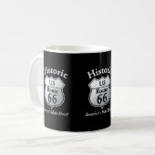 Historische Amerikaanse Route 66 koffie mok (Voorkant links)