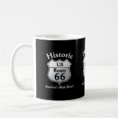 Historische Amerikaanse Route 66 koffie mok (Links)