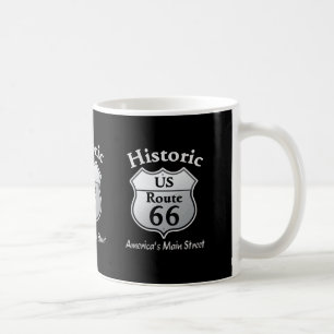 Historische Amerikaanse Route 66 koffie mok
