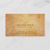 Historische antische kijk Ontwerp Creatieve Inspir Visitekaartje (Achterkant)