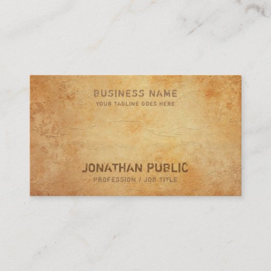 Historische antische kijk Ontwerp Creatieve Inspir Visitekaartje (Voorkant)