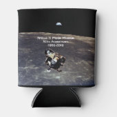 Historische Apollo 11 Moon Mission 50th Jubileum Blikjeskoeler (Voorkant)