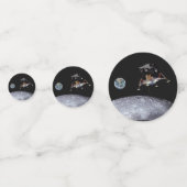 Historische Apollo 11 Moon Mission 50th Jubileum Confetti (Achterkanten)
