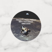 Historische Apollo 11 Moon Mission 50th Jubileum Confetti (Kleine voorkant)