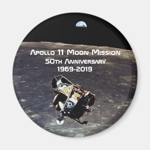Historische Apollo 11 Moon Mission 50th Jubileum Magneet