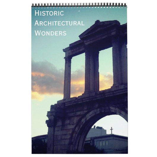 historische architecturale wonderen kalender (Hoes)
