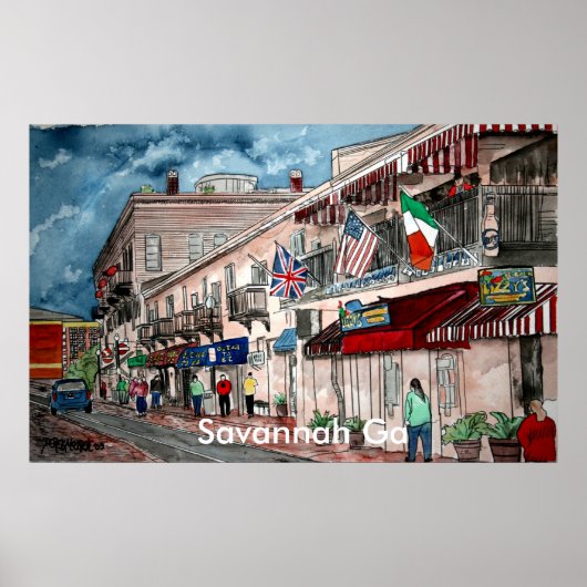 Historische architectuur van de Cityscape-architec Poster (Voorkant)