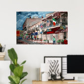 Historische architectuur van de Cityscape-architec Poster (Thuiskantoor)