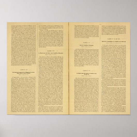 Historische atlas 3 poster (Voorkant)