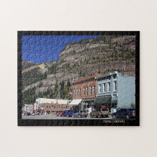 Historische bergstad Ouray Colorado Legpuzzel (Horizontaal)