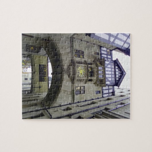 Historische bouwpuzzel legpuzzel (Horizontaal)