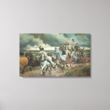 Historische brandweerauto (door Eugène Burnand)