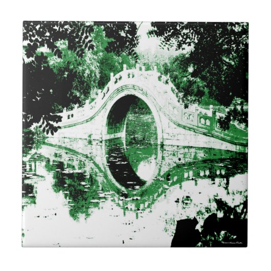 Historische Bridge-Tegel Tegeltje (Voorkant)