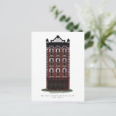 Historische Briefkaarten voor hardwarebouw met bri (Staand voorkant)