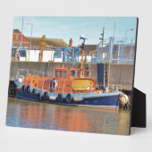 Historische Britse reddingsboot Fotoplaat (Zijkant)
