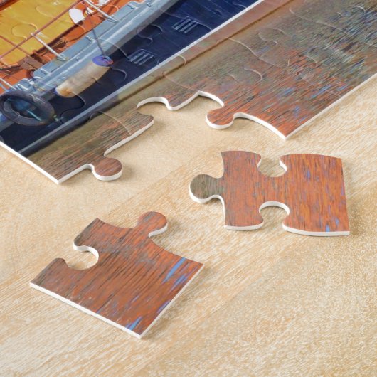 Historische Britse reddingsboot Legpuzzel (Zijkant)