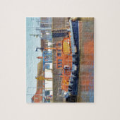 Historische Britse reddingsboot Legpuzzel (Verticaal)