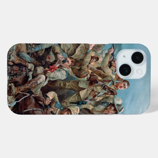 Historische Britse Victoriaans Boerenoorlog schild Case-Mate iPhone Case (Achterkant (horizontaal))