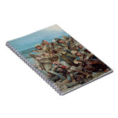 Historische Britse Victoriaans Boerenoorlog schild Notitieboek (Rechterzijde)