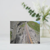 Historische brug van Carrick-a-rede, noordelijk Briefkaart (Staand voorkant)