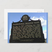 Historische burgeroorlog in Arkansas Briefkaart (Voorkant / Achterkant)