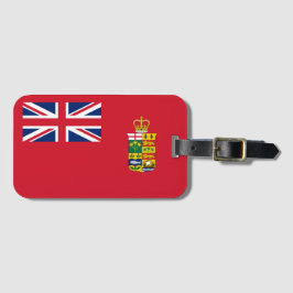Historische Canadese Rode Vaandel 1871-1921  Bagagelabel