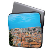 historische centrum Dubrovnik Laptop Sleeve (Voorkant Links)