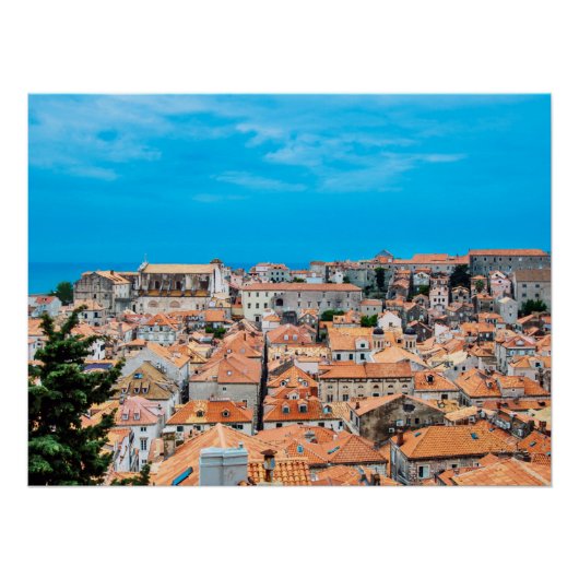 historische centrum Dubrovnik Perfect Poster (Voorkant)
