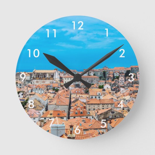 historische centrum Dubrovnik Ronde Klok (Voorkant)