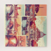Historische charme van Rome: Vaticaanstad Perspect Legpuzzel (Horizontaal)