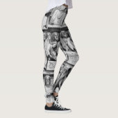 Historische, Christelijke beelden Notre Dame Paris Leggings (Rechts)