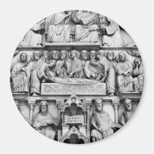 Historische, Christelijke beelden Notre Dame Paris Magneet