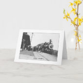 Historische Claremont - Gevouwen Wenskaart Kaart (Gele Bloem)