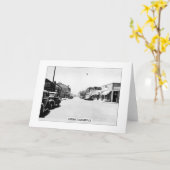 Historische Claremont - Gevouwen Wenskaart Kaart (Gele Bloem)