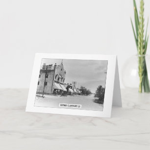 Historische Claremont - Gevouwen Wenskaart Kaart