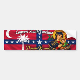 Historische Convert South Carolina bumpersticker