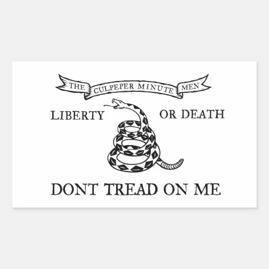 Historische Culpeper Flag Sticker sets (Voorkant)