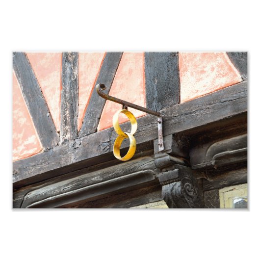 Historische Deense juwelienwinkel Foto Afdruk (Voorkant)